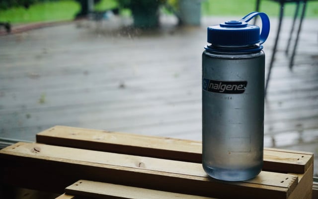 Minimalist living tips drink tap water bottle