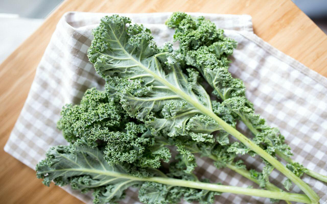 Wondering how to massage kale? Remove the stem first. 