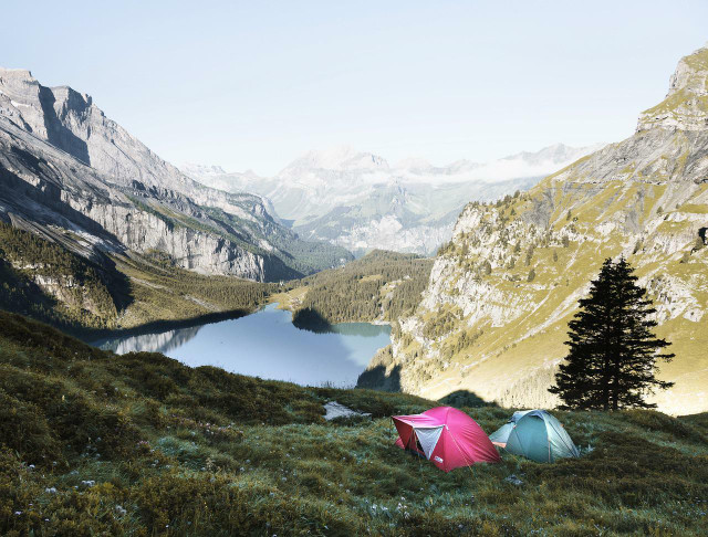 Going camping with your friend is a great idea for an experience gift.